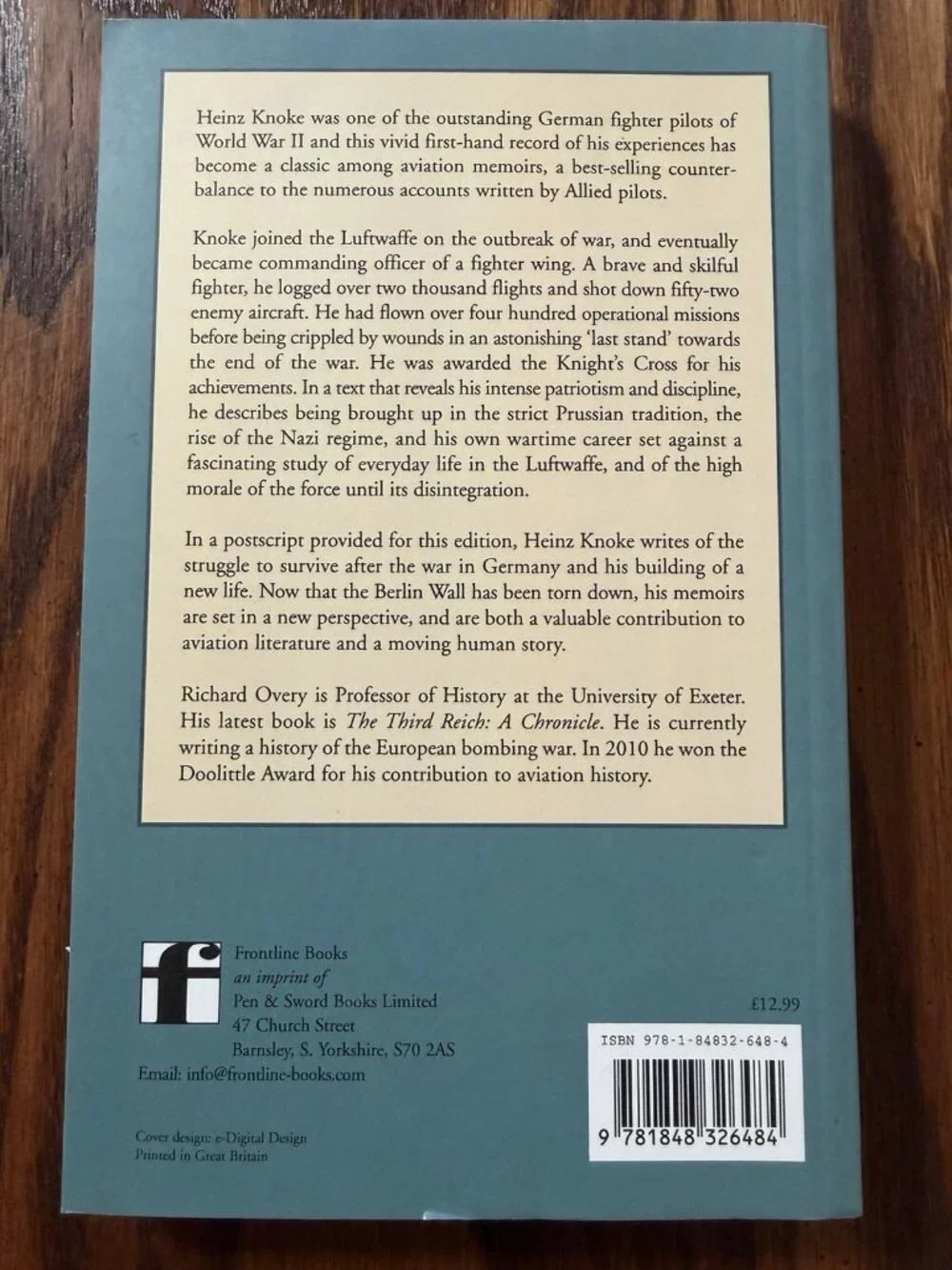 I Flew for‎ the Fuhrer by Heinz Knoke